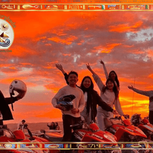 moto sun set with dinner and show